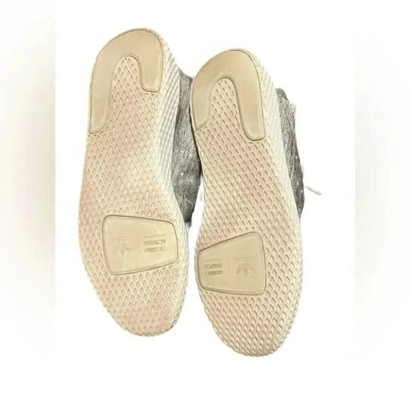 Adidas x Pharrell tennis HU light mint knit casual athletic sneakers M10 soft 10 - Picture 5 of 6